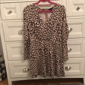 Leopard print dress